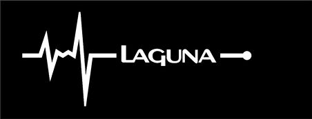 Laguna Nabız Kalp atışı sticker 2 adet kelebek cam