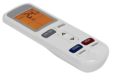 De Dietrich YKR-L/201E İle Uyumlu İnverter Klima Kumandası-Işıklı Ekran