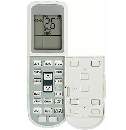 De Dietrich YKR-L/201E İle Uyumlu İnverter Klima Kumandası-Işıklı Ekran