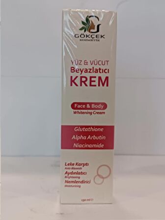 Yüz ve Vücut Cilt Beyazlatıcı Krem