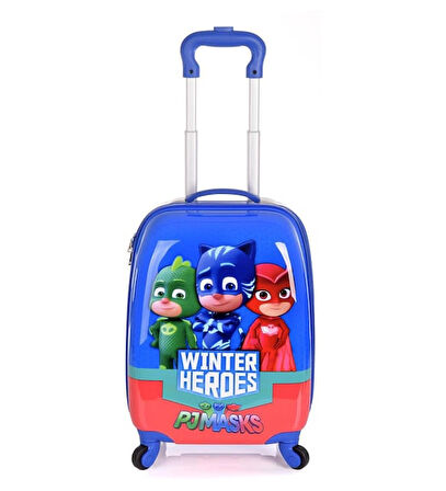 Pj Masks 95730 Çocuk Valizi 4 Tekerlekli Polycarbon