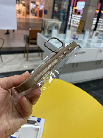 İPhone 16 Kamera Lens Koruma Hediyeli Kamera Kısmı Açılabilen Standlı MagSafe Kılıf