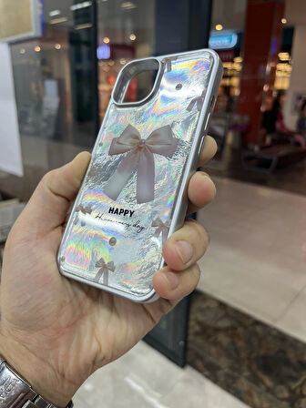 İPhone 13/14 Kapak Hologram Özellikli Estetik Kılıf