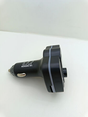 Araç Ledli Bluetooth Çakmaklık Müzik Çalar Şarj Çakmaklık 4 Gririşli Type-c Usb Usb Tfcard