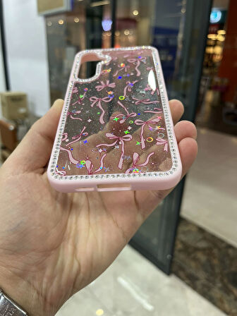 Samsung Galaxy S24 FE Kenarları Elmas Taşlı Kapak Premium Darbe Korumalı Kılıf