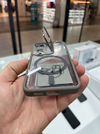 Samsung Galaxy S24-S25 Uyumlu Kılıf MagSafe Wireless Şarj Özellikli Setro Silikon