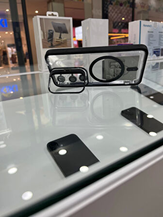 Samsung Galaxy S24-S25 Uyumlu Kılıf MagSafe Wireless Şarj Özellikli Setro Silikon