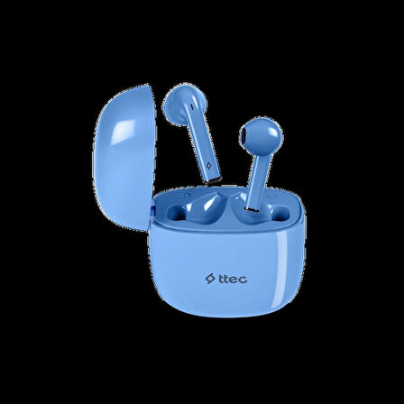TTEC 2KM141M AirBeat Go Gerçek Kablosuz TWS Bluetooth Kulak İçi Kulaklık Mavi
