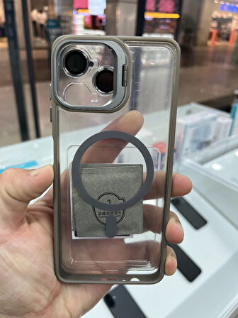 Samsung Galaxy A06 Kılıf MagSafe Wireless Şarj Özellikli Setro Silikon