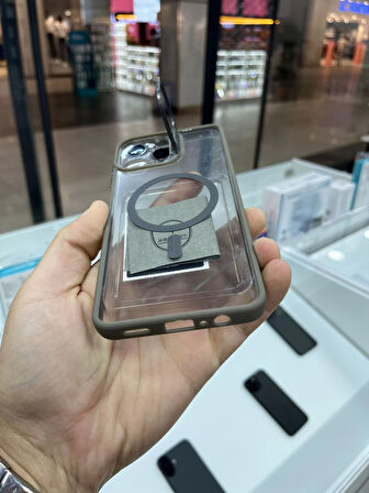 Samsung Galaxy A06 Kılıf MagSafe Wireless Şarj Özellikli Setro Silikon