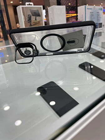 Samsung Galaxy A06 Kılıf MagSafe Wireless Şarj Özellikli Setro Silikon