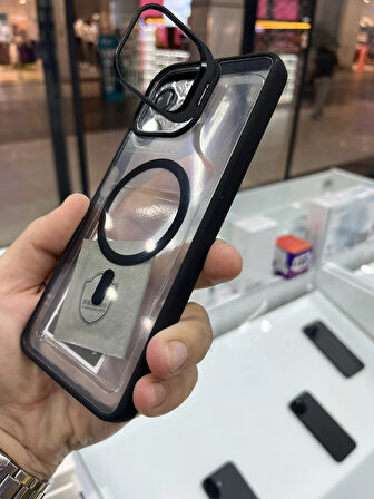 Samsung Galaxy A06 Kılıf MagSafe Wireless Şarj Özellikli Setro Silikon