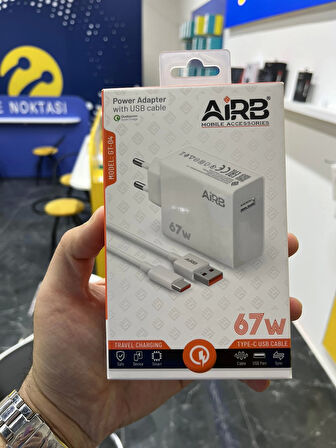 67W Type c Type c Adaptör ve Kablo Set Şarj Aleti