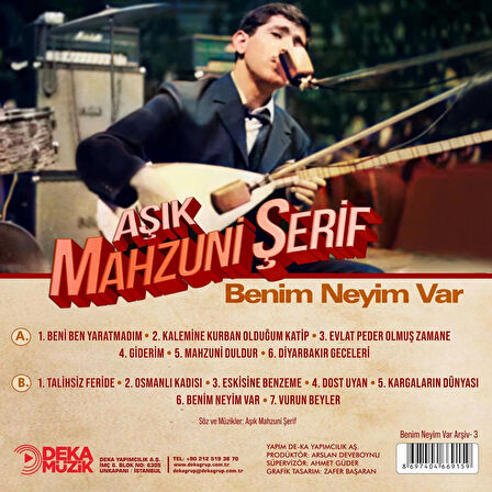 Aşık Mahzuni Şerif - Benim Neyim Var (Plak)