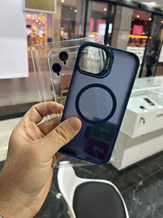 İPhone 11 Uyumlu MagSafe Özellikli Kamera Bölümü Stand Olabilen Lens Koruma Hediyeli Premium Kapak