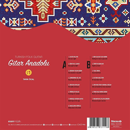 Gitar Anadolu Vol.1 - Tarık Öcal (Plak)