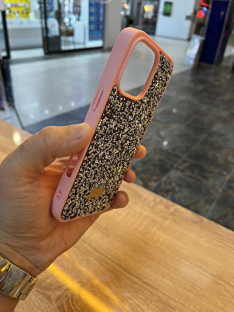 İPhone 16 Pro Max Taşlı Premium Kılıf