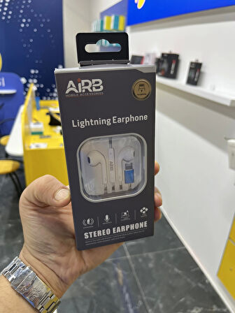 Lightning Uyumlu Kablolu Kulaklık Premium
