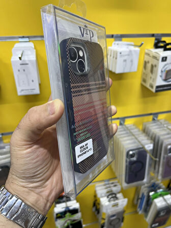 İPhone 13/14 Uyumlu Karbon Kılıf Gizli MagSafe Özellikli Kapak