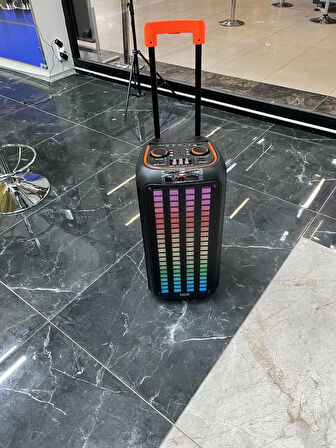 NDR-1098 Taşınabilir Büyük Boy Ses Sistemi Bluetooth Mikrofonlu Parti Hoparlör