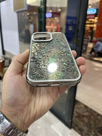 İPhone 16 Pro Max Kamerası Taşlı Renkli Hologram KılıfİPhone 15 Kamerası Taşlı Renkli Hologram Kılıf