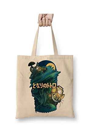 Totoro Anime Miyazaki Stusio Ghibli Mei Satsuki Bez Çanta