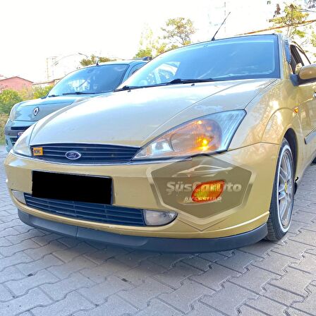 Ford Focus 1 Hb&Sedan 1998-2004 Uyumlu Üniversal Astra H lip Esnek Ön Lip 2 Parça Tampon Altı Dil Karlık Ön Ek