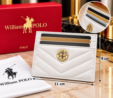 WİLLİAMPOLO Anka Hakiki Deri Unisex Kartlık-İnce Tasarım 