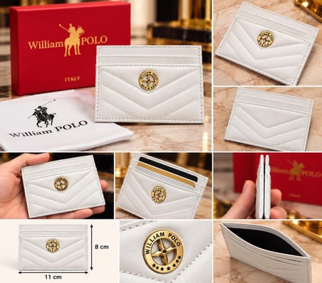 WİLLİAMPOLO Anka Hakiki Deri Unisex Kartlık-İnce Tasarım 