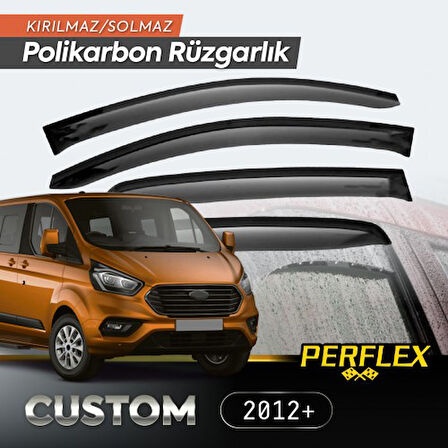 Ford Custom 2012+ Cam Rüzgarlığı V2 Düz