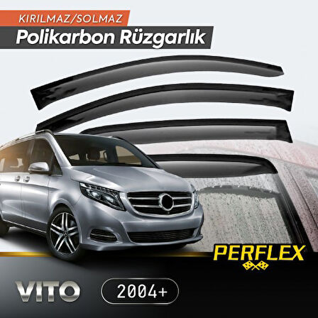 Mercedes Vito 2004+ Cam Rüzgarlığı V2 Düz