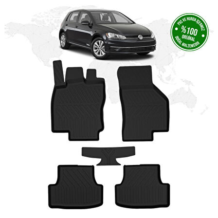 Volkswagen Golf 7 4D Havuzlu Paspas 2013 – 2020 Model