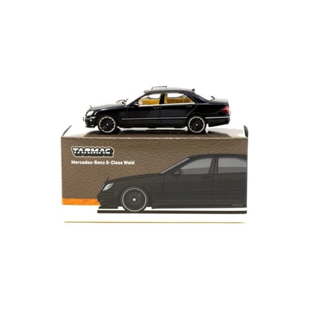 Tarmac Works Mercedes-Benz S-Class Wald Siyah Model Araba 1:64 Metal - Plastik