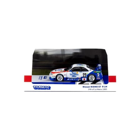 Tarmac Works Nissan GT-R LM Model Araba 1:64 Beyaz Mavi Kırmızı Metal Plastik