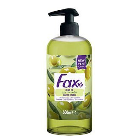 Fax Sıvı Sabun 500 ml Pompalı 3 lü Karma Paket