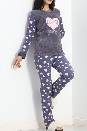 Polar Pijama Takımı Füme1 - 19215.1048.