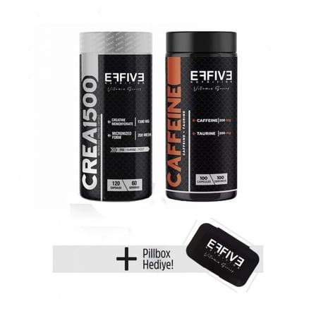 Effive CREA1500 + Caffeine Kafein Pillbox Hediyeli