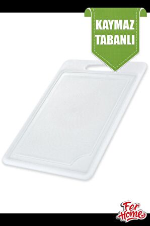 Kesme Tahtası Plastik Büyük Kesme Sunum Tahtası Kesim Panosu 225x325 Mm Royaleks-FR-108