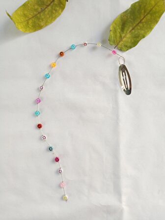 Saç Boncuğu Gülen Yüz Saç Boncuğu Hair Beads