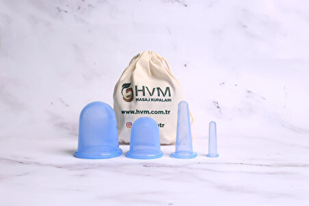 HVM SİLİKON MASAJ KUPASI 4' lü Set