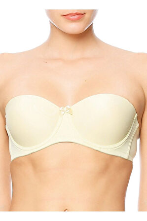 Kadın Destekli Push-up Straplez Sütyen 75-95b