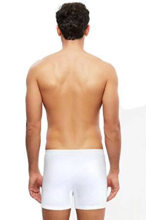 Erkek Penye Tek Düğmeli Boxer 2 li