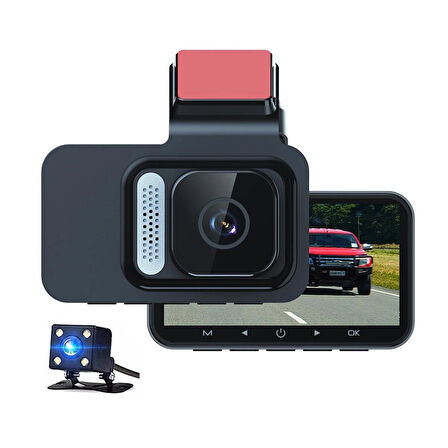 Araç İçi Kamera Wifi Yol Kayıt Cihazı 170° Açı Full Hd 1080P  G Sensörlü Hareket Sensörlü