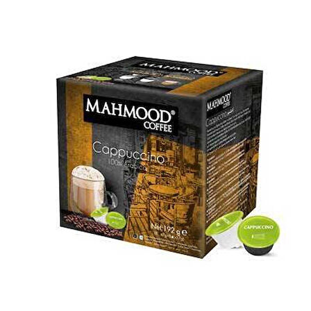 Mahmood Coffee Cappuccino Kapsül Tanışma Paketi Dolce Gusto Uyumlu Kapsül Kahve Fırsat Paketi 16 Adet X 6 Paket