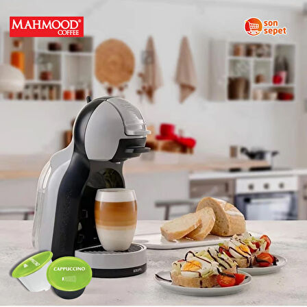 Mahmood Coffee Cappuccino Kapsül Tanışma Paketi Dolce Gusto Uyumlu Kapsül Kahve Fırsat Paketi 16 Adet X 6 Paket
