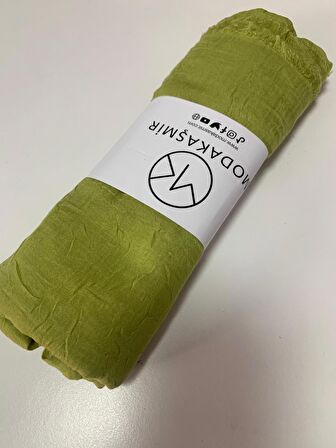 Modakaşmir Bambu Şal Enerjik Yeşil