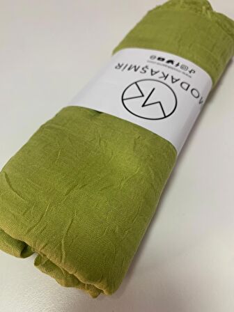 Modakaşmir Bambu Şal Enerjik Yeşil