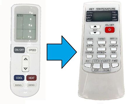 Baymak Elegant Plus Klima Kumandası.YKR-L/101E