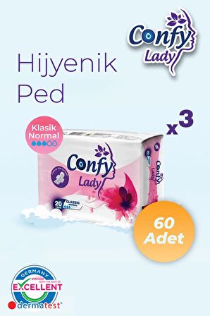 Hijyenik Ped Classic Normal Eko Paket 60 Adet