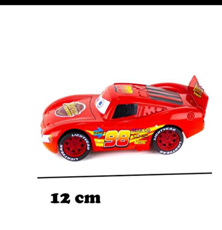 Cars Şimşek Mcqueen Metal Çek Bırak Araba 12 Cm